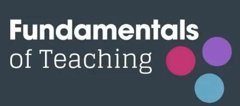 Image displaying text reading Fundamentals of Teaching