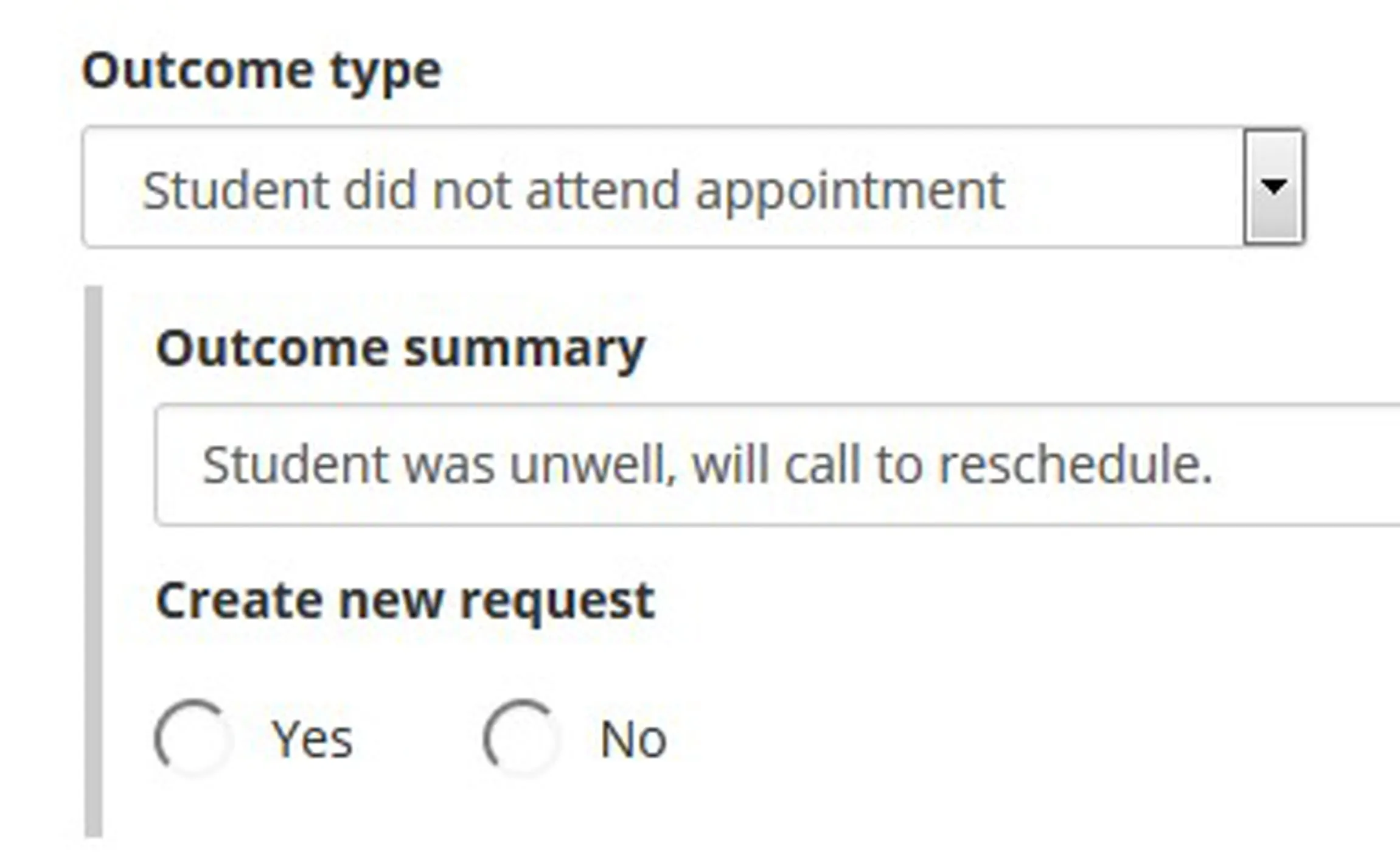cms outcome type addition image