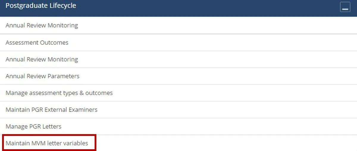 Image of letter variable container