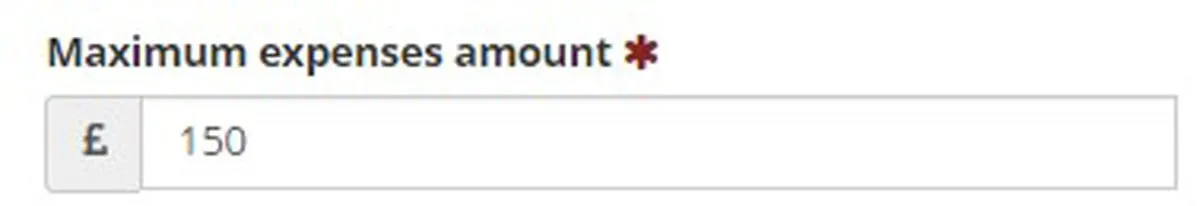 Image of letter variable examiner amount