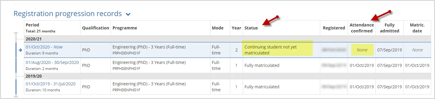 RPR continuing not yet MM