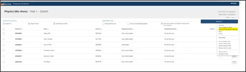 Screenshot of APT programmes confirmation