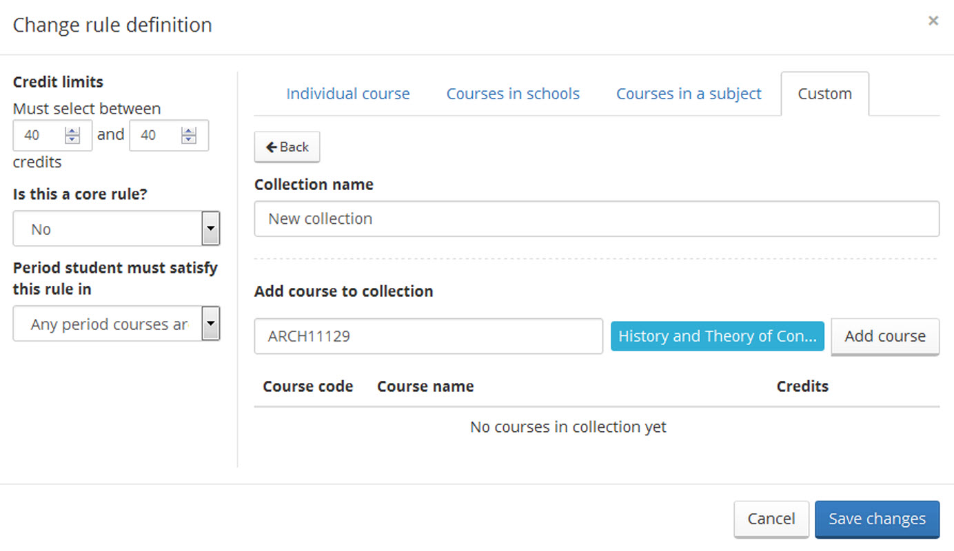 collections create custom add course image