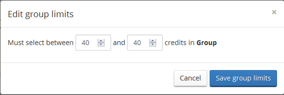 creating dpt edit group limits