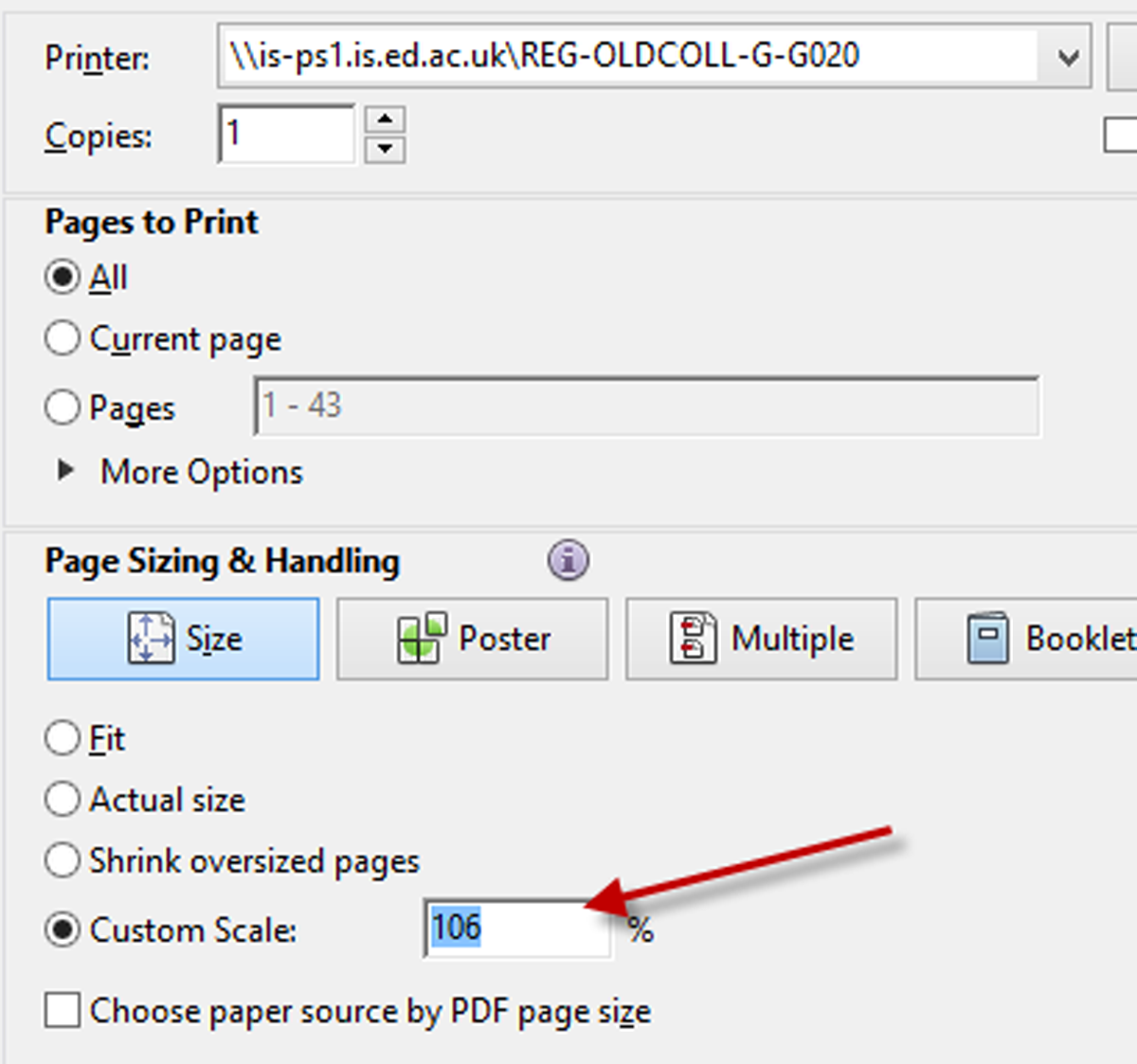 Barcodes print on niceday label sheet