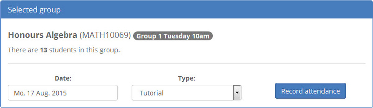 Identify register date and class type image