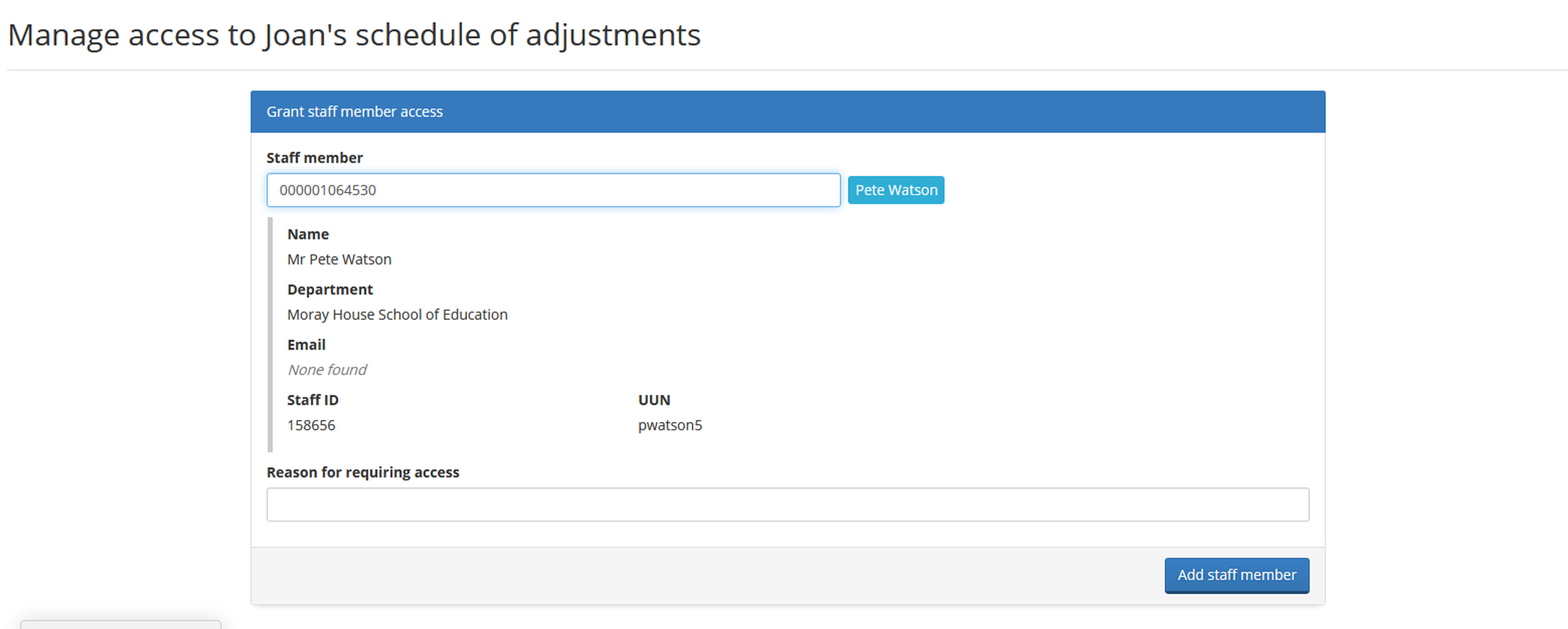 Schedule of Adjustments add staff image