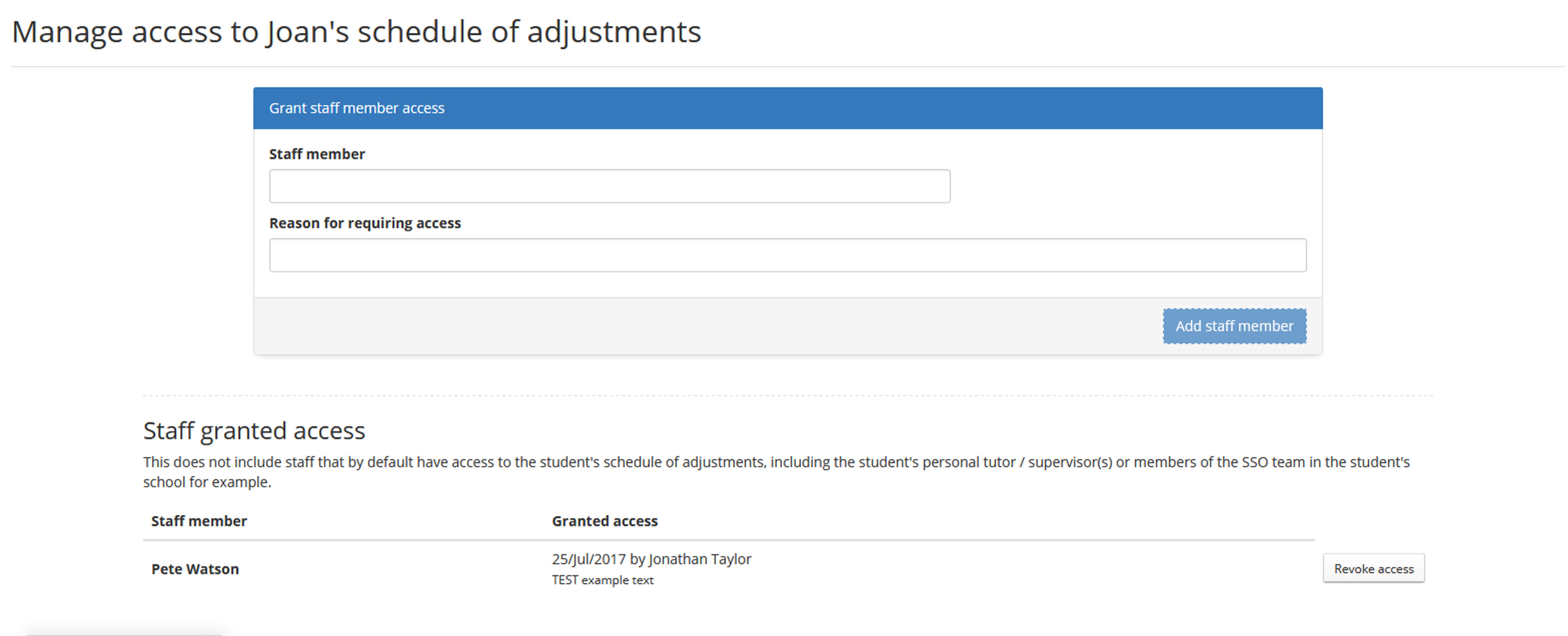 Schedule of Adjustments staff added image