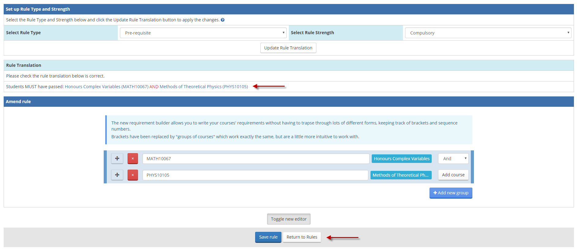 Enrolment rule 6