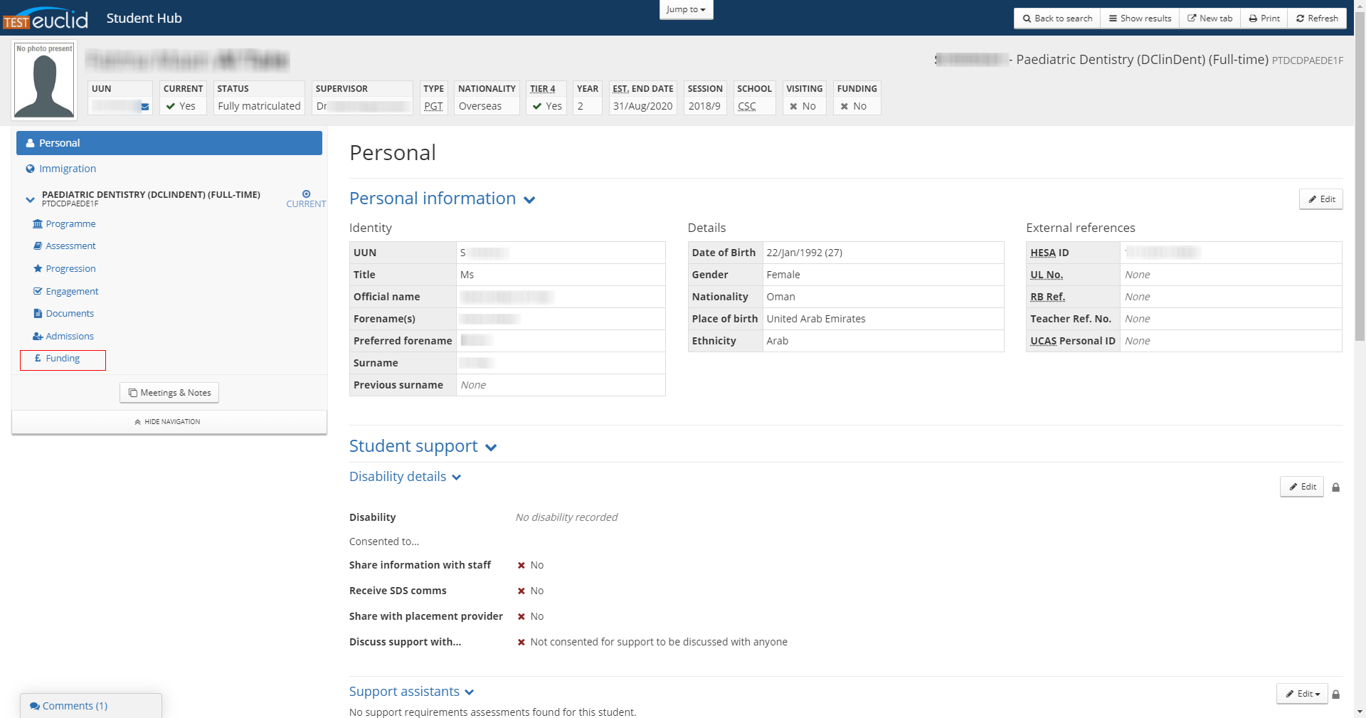 Accessing Funding Recording