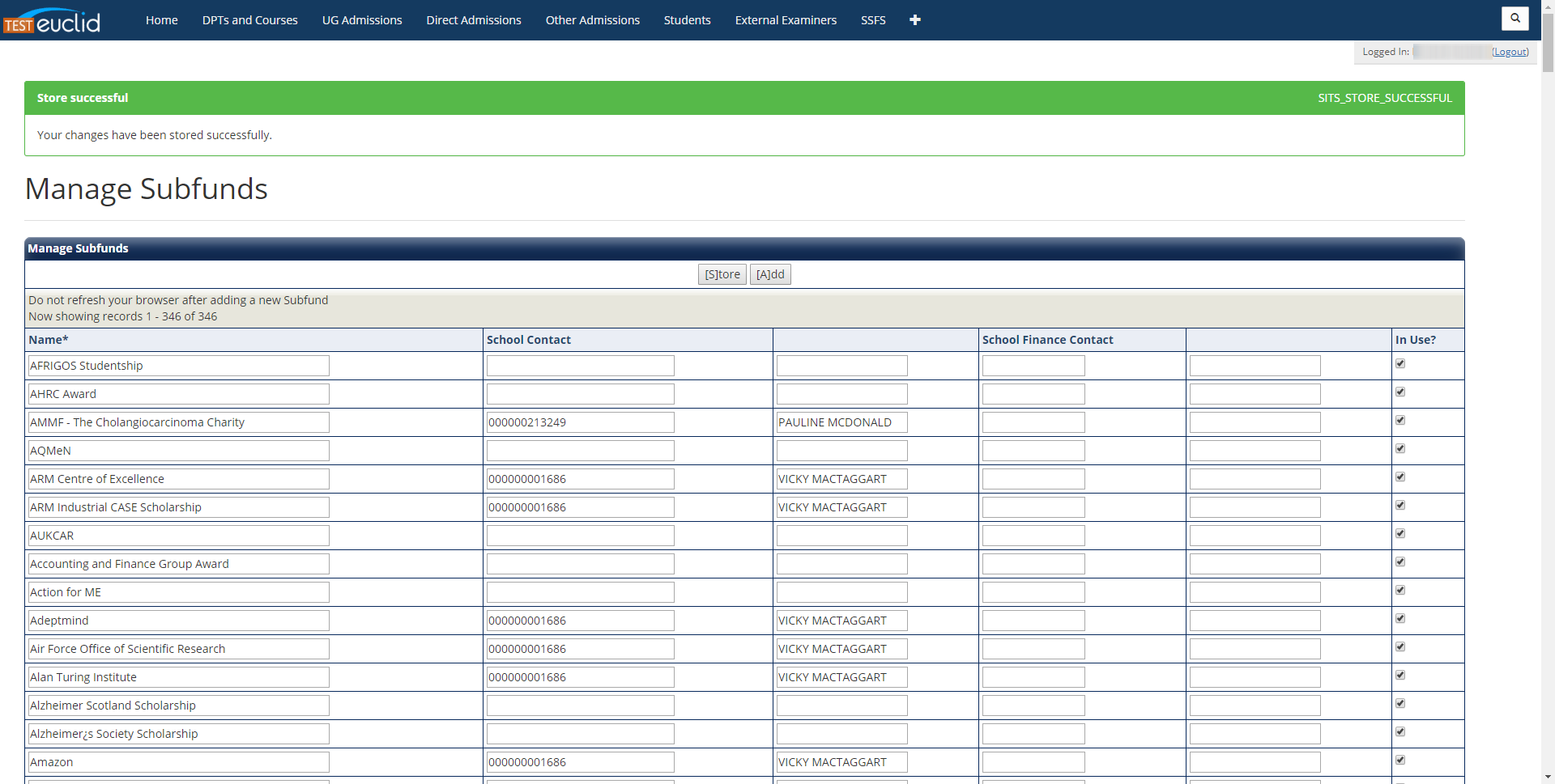 confrim subfund